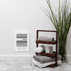 1,300/975 Watt Forced Electric Heater Timer Bath In-Wall Fan 240/208 Volt
