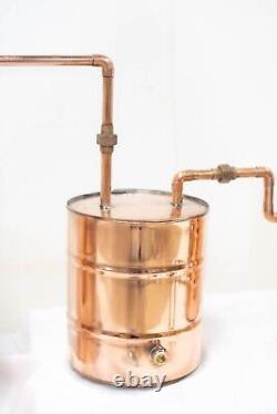 10 Gallon Wide Body Copper Moonshine Still Kit from Vengeance Stills