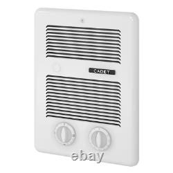 120/240-Volt 1,000-Watt Com-Pak Bath In-Wall Fan-Forced Electric Heater in White