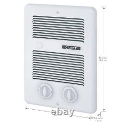 120/240-volt 1,000-watt Com-Pak Bath In-wall Fan-forced Electric Heater in White