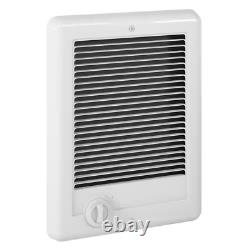 120-Volt 1,000-Watt Com-Pak In-Wall Fan-Forced Electric Heater in White with The