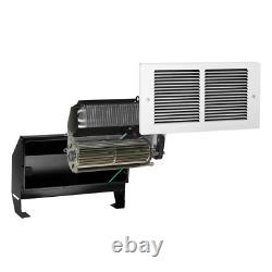 120-Volt 500/1000/1500-Watt Register In-Wall Fan-Forced Electric Heater in White