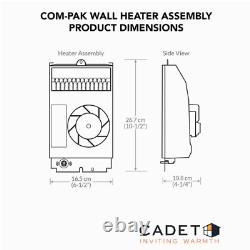 120-volt 500-watt Com-Pak In-wall Fan-forced Replacement Electric Heater