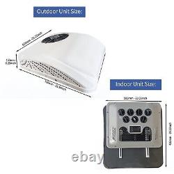 12V RV Air Conditioner Electric Rooftop AC Unit fit Motorhome Trailer Heat&Cool