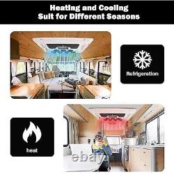 12V RV Air Conditioner Electric Rooftop AC Unit fit Motorhome Trailer Heat&Cool