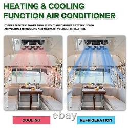 12V RV Air Conditioner Electric Rooftop AC Unit fit Motorhome Trailer Heat&Cool