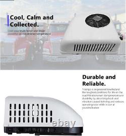 12V RV Electric Big Rooftop Air Conditioner Heat&Cool AC Unit Fit Truck Caravan