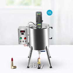 15L Heating Mixing Filling Machine Stirring Tank Liquid Paste Lipstick Filler