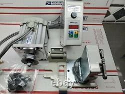 2 HP Industrial Sewing Machine Electric Servo Motor 110 Volt 1,500 Watt