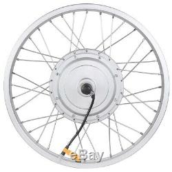 20 IN 36 Volt 750 Watts Electric Bike Motor Fat Tire Kit Front Wheel US Stock
