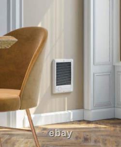 240-Volt 1,000-Watt Com-Pak In-Wall Fan-Forced Electric Heater in White