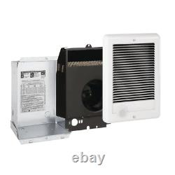 240-Volt 1,500-Watt Com-Pak In-Wall Fan-Forced Electric Heater in White