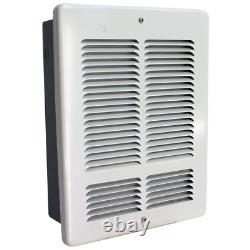 240-Volt 1500Watt Wall Heater Thermostat Electric Forced Air Heater Indoor White