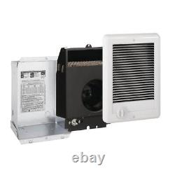 240-volt 1,000-watt Com-Pak In-wall Fan-forced Electric Heater in White with