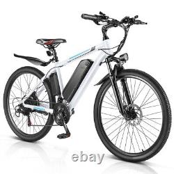 26 Electric Bike 500W 48V Mountain Bicycle 21-Speed Commuting Adult Urban EBike