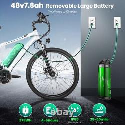 26 Electric Bike 500W 48V Mountain Bicycle 21-Speed Commuting Adult Urban EBike