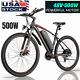 27.5 Electric Bike, 500W Electric Bicycles for Adults Ebike 48V Mountain Bikes&