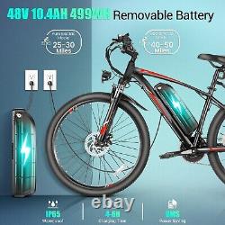 27.5 Electric Bike, 500W Electric Bicycles for Adults Ebike 48V Mountain Bikes&