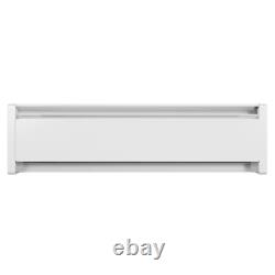 35 In. 120-Volt 500-Watt Softheat Hydronic Electric Baseboard Heater in White