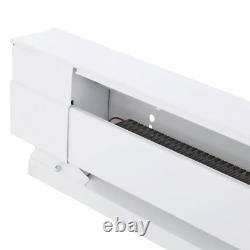 36 in. 750-Watt 240-Volt Electric Baseboard Heater in White