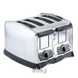4 Slice Commercial Restaurant NSF Electric Toaster 120 Volt Home Slot 1,650 Watt