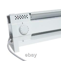 48 in. 1,500-watt portable electric baseboard in white 120-volt