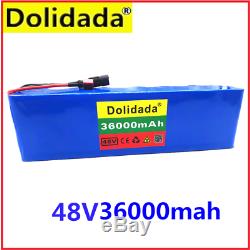 48Volt 36Ah Lithium Ion BMS Battery For 1000Watt Electric E Scooter Bicycle Bike
