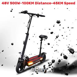 48Volt 500Watt Fold-able High Speed 45KMh Electric Scooter Up To 100KM Distance