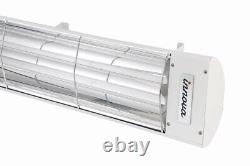 5000 Watt Electric Infrared Dual Element Heater-240 Voltage-Stainless Steel