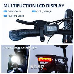 500W Ebike 26 Electric Bike Bicycle 25Mph CommuterTire Mountain Bikes Adults