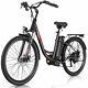 500W Electric Bike for Adults, 26 Commuting Bicycle with48V LI-Battery&LCD Ebikes