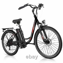 500W Electric Bike for Adults, 26 Commuting Bicycle with48V LI-Battery&LCD Ebikes