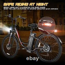 500W Electric Bike for Adults, 26 Commuting Bicycle with48V LI-Battery&LCD Ebikes