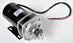 800W 36V gear reduction electric motor+Controller+Digital Throttle w Lock
