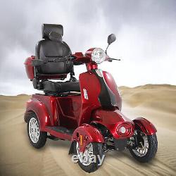 800W Four wheels Travel Mobility Scooter 60V 20AH battery Motor For Adult Senior