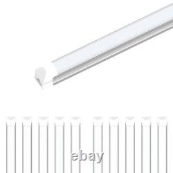 8ft LED T8 Integrated Tube Light 60W V Shape 5000K Frosted-led Tube for Shopmart