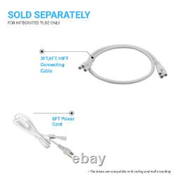 8ft LED T8 Integrated Tube Light 60W V Shape 5000K Frosted-led Tube for Shopmart