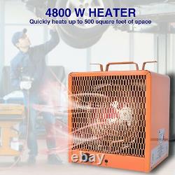 AAIN Portable Air Heater Fan Garage Shop Utility Industrial Use, 4800With240V/60Hz