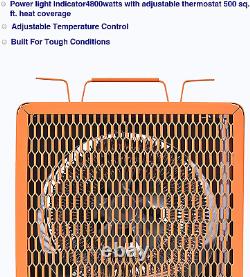 AH48 Electric Garage Heater, 240 Volt Garage Space Heater, 4800 Watt, 60Hz for