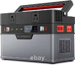 ALLPOWERS Portable Power Station 606Wh 700W Solar Generator Camping