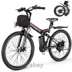 Adult Electric Bicycles Foldable Ebike, 500W 26 Electric Commuter Bicycle, 48V