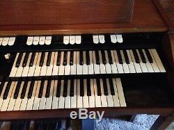 Antique Hammond Electric Organ, Model L-112A, 117 Volts AC, 150 Watts, 60 Cycles