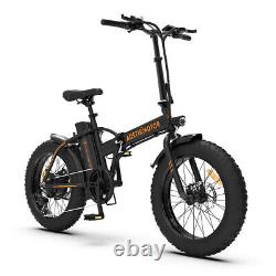 Aostirmotor 20 E-Bike 500W 36V/13A Fat Tire Electric Folding Bike City Bicycle