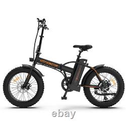 Aostirmotor 20 E-Bike 500W 36V/13A Fat Tire Electric Folding Bike City Bicycle