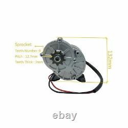 BEMONOC 24 Volt 350 Watt MY1016Z3 Gear Reduction Electric Motor with 9 Tooth