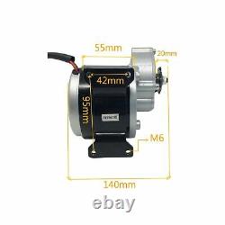 BEMONOC 24 Volt 350 Watt MY1016Z3 Gear Reduction Electric Motor with 9 Tooth