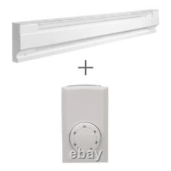 Baseboard Heater Electric 36 in. With Wall Thermostat 240/208-Volt 750/563-Watt