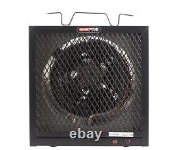 Black 4,800-Watt 240-Volt Electric Garage Heater