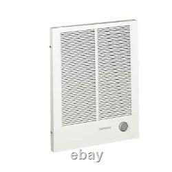 Broan 198 White High-Capacity Wall Heater With Built-In Thermostat, 4000W