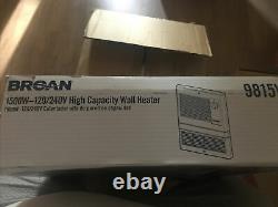 Broan 9815WH 1000-watt 120/240-volt high capacity fanforced wall heater